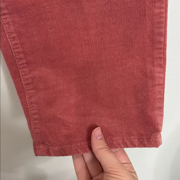 Talbots Terracotta High-Waist Straight-Leg Curvy Petite Corduroy Jeans size 10p - Image 7