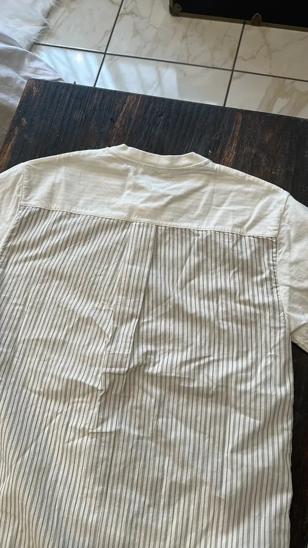 Acne studios Elijah double layer business card logo T shirt - Image 9