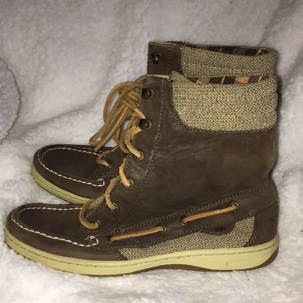 Sperry lace up boots/shoes winter shoes sperry ankle booties outdoor sho…​​ - Image 3