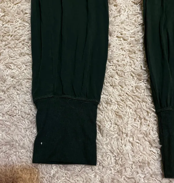 Aerie Dark Green Joggers Size Medium - Image 3