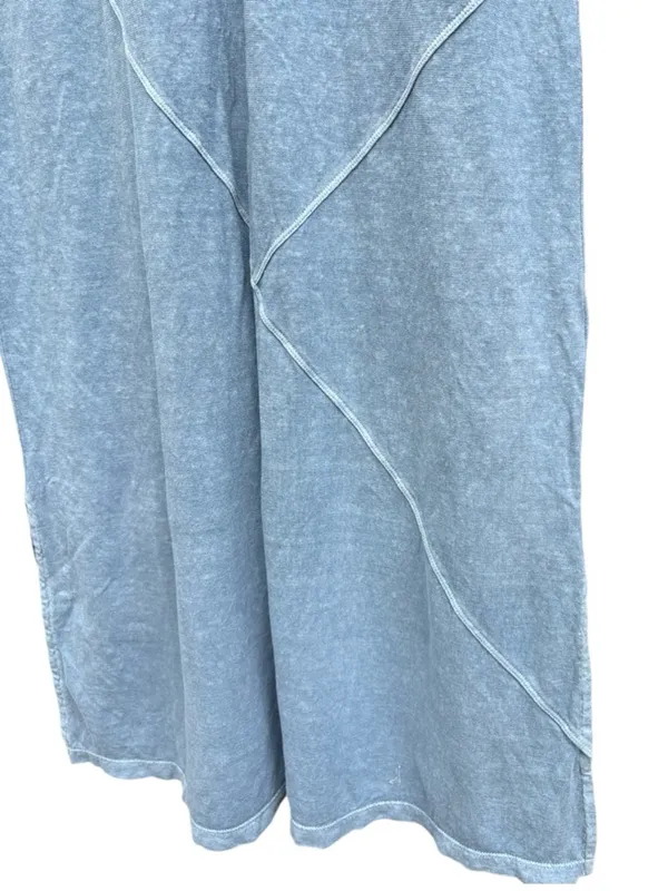 EUC Poetry Hemp Blend Popover Sleeveless Maxi Dress Blue Size 12 - Image 6