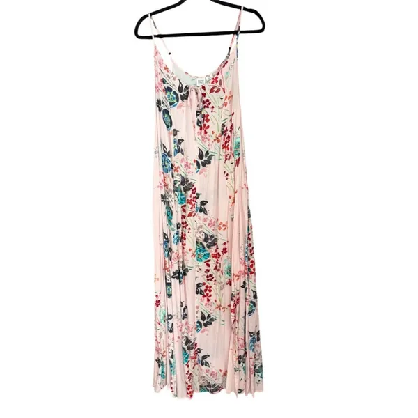 Somedays Lovin Golden Fields Pink Floral Maxi Dress Size M - Image 4