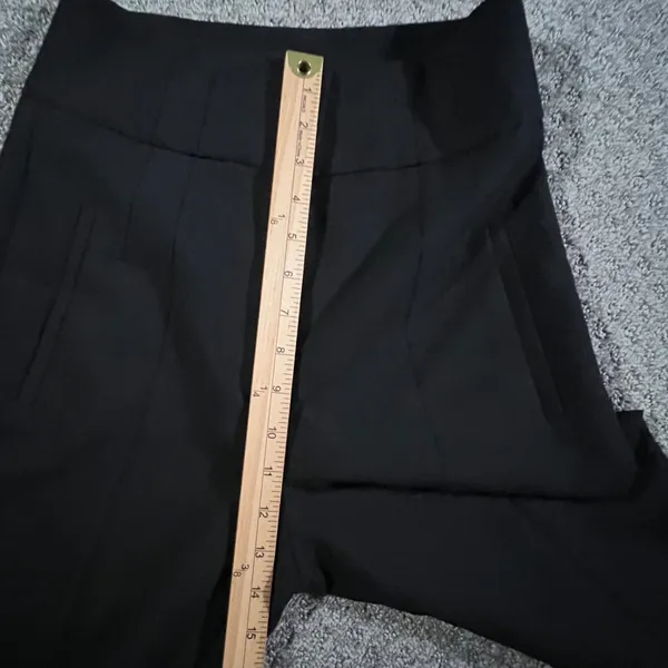 Zara High Waisted‎ Tailored Trousers Womens S Black Slim Dress Pants - Image 9