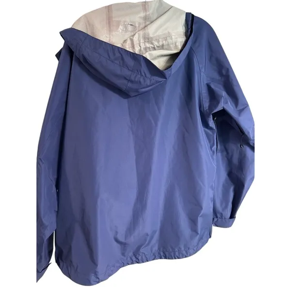 Vintage L.L.Bean Women's X-Large Raincoat, Blue‎ - Image 7