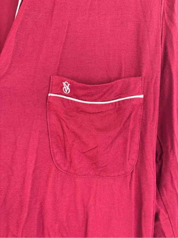 Victoria's Secret long-sleeve button-down sleep shirt Size large - Image 3
