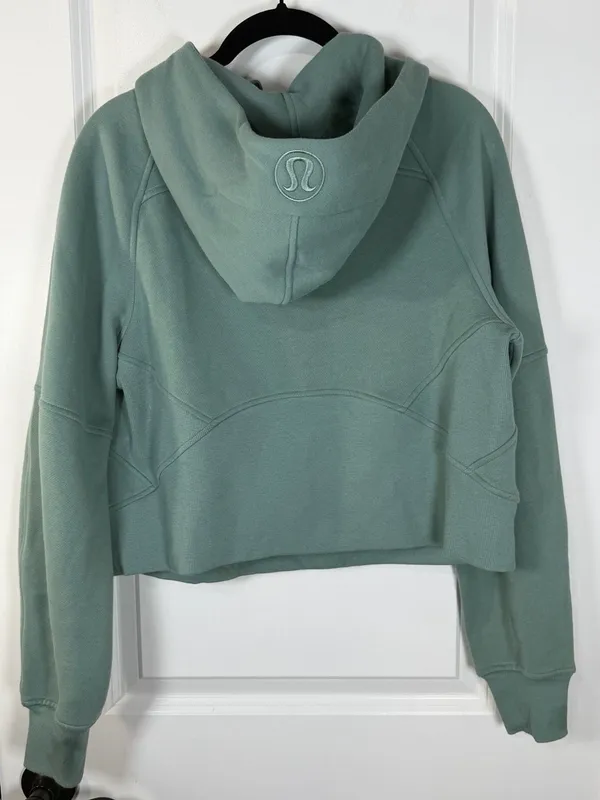Lululemon Scuba Oversized Half-Zip Hoodie with Gold Zipper - Image 4