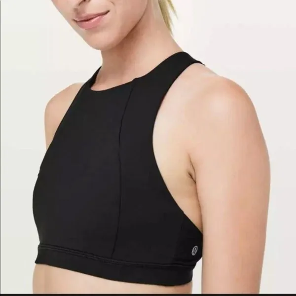 Lululemon Free To Be Serene High Neck Bra Black - Image 2