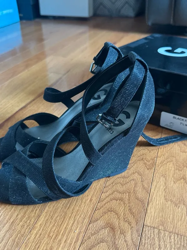 Guess Black Wedges - Image 2
