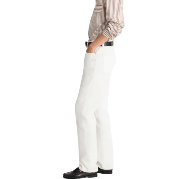 NWT Alexa Chung X Madewell Slim Boyfriend Jeans Tile White Women’s Size 23 - Image 3