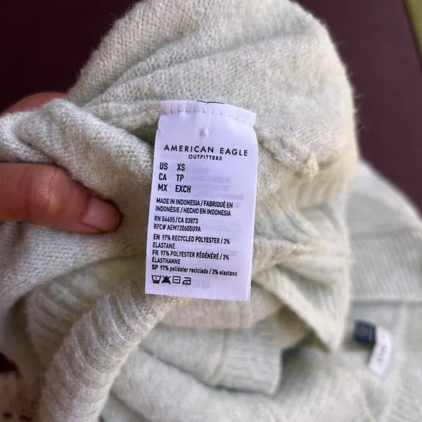 American Eagle Grey Cardigan - Image 5
