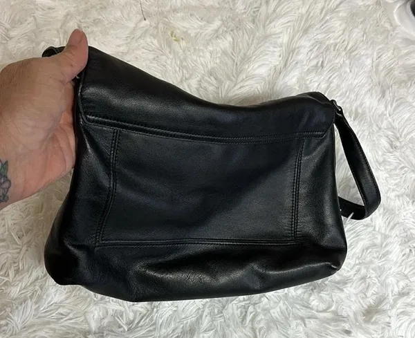 Leather Foldover Bag - Image 5
