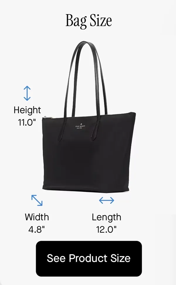 Kate Spade kitt ksnyl tote bag - gray - Image 7