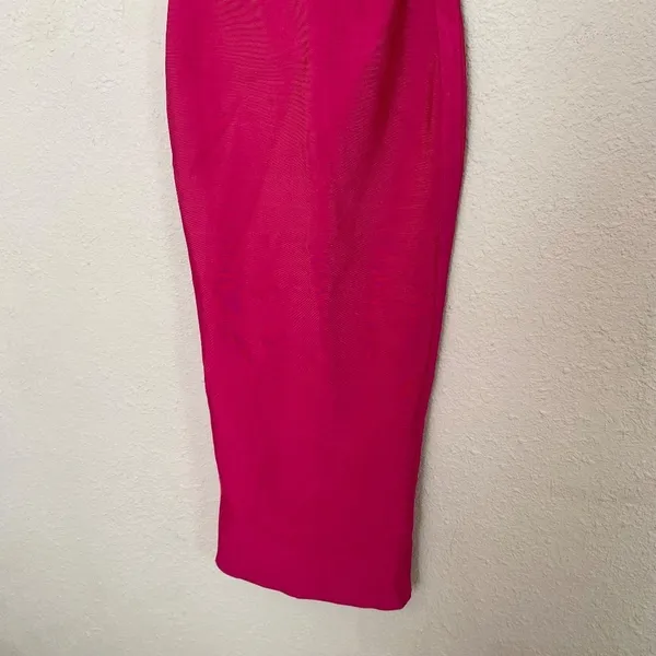 House of CB “Sasha” Hot Pink Midi Bandage Dress‎ NWOT size XS - Image 8