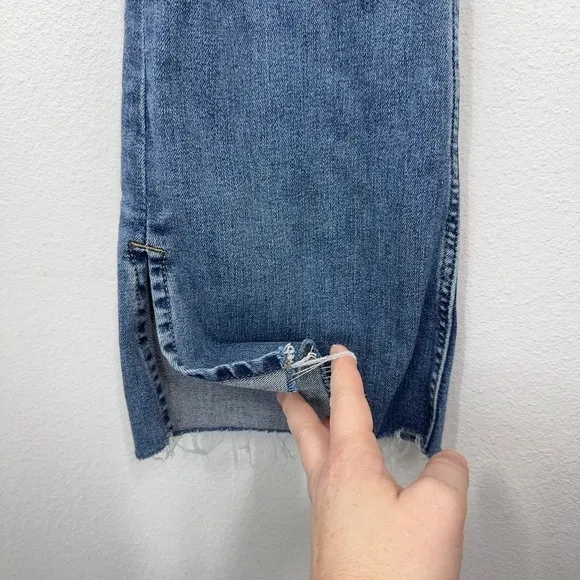 We The Free Free People Level Up Slit Bootcut Jeans Medium Wash Size‎ 30 Boho - Image 5