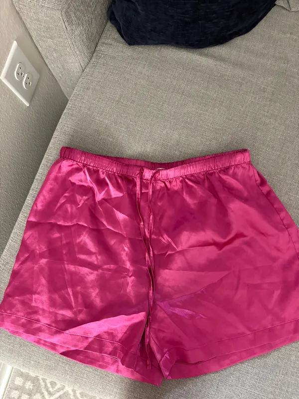 Satin Pink PJ Set Size L - Image 2
