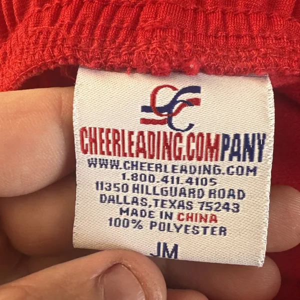 Cheerleading Liberty Red Warm Up Pants Junior Medium Athletic Sweatpants - Image 8