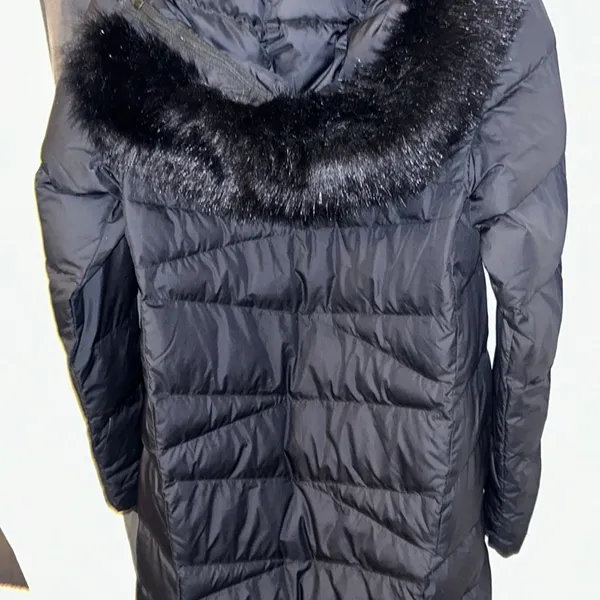 Columbia Women's Puffer Removable Hoodie Faux Fur Trim Zipper X-Small - Image 7