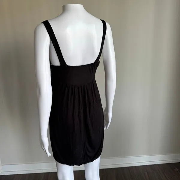 VTG Y2K Charlotte Russe Sequin Bubble Hem Baby Doll Dress With Cut-Out Design - Image 5