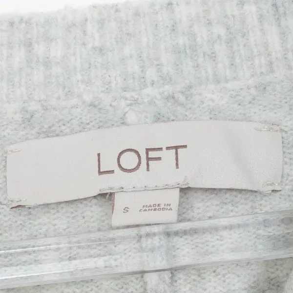 Loft Long Sleeve Pullover Striped Sweater Womens Size Small‎ - Image 4