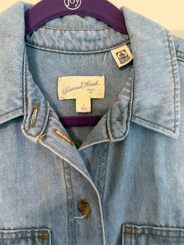 Universal Threads Bottom Up Denim Dress - Image 3