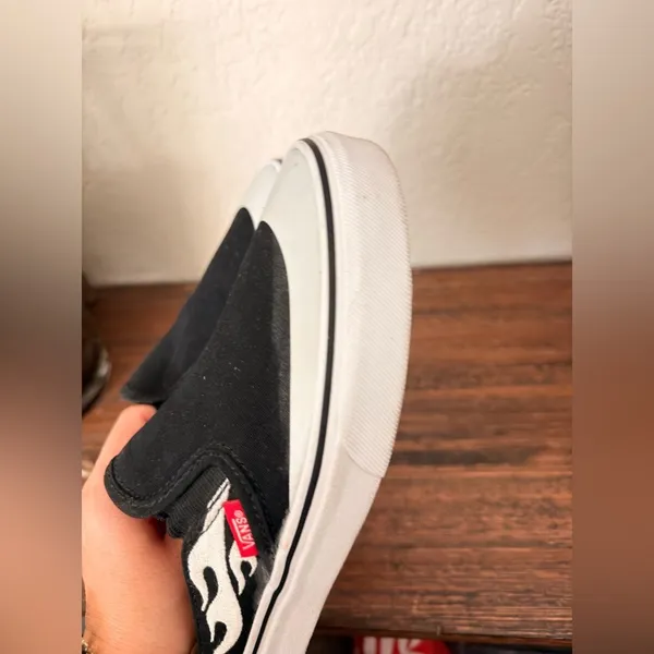 Vans Slip-on Mule Black White Asap Rocky Men's Fashion Skate mens 6.5 wmns 8.0 - Image 10