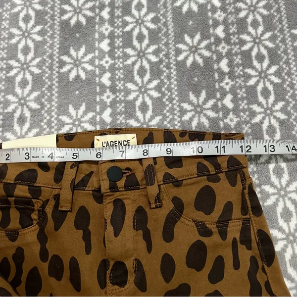 L'agence Margot High Rise Skinny‎ Jeans In SpottedAnimal Size 23 - Image 11