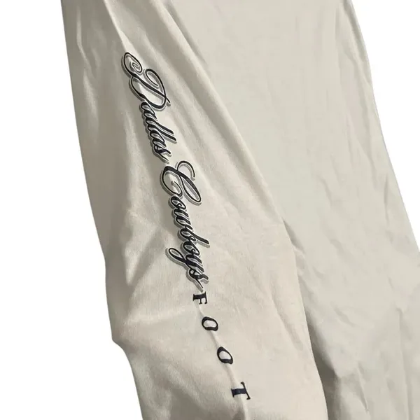 COWBOYS football white long sleeve shirt tee top women’s small - Image 7