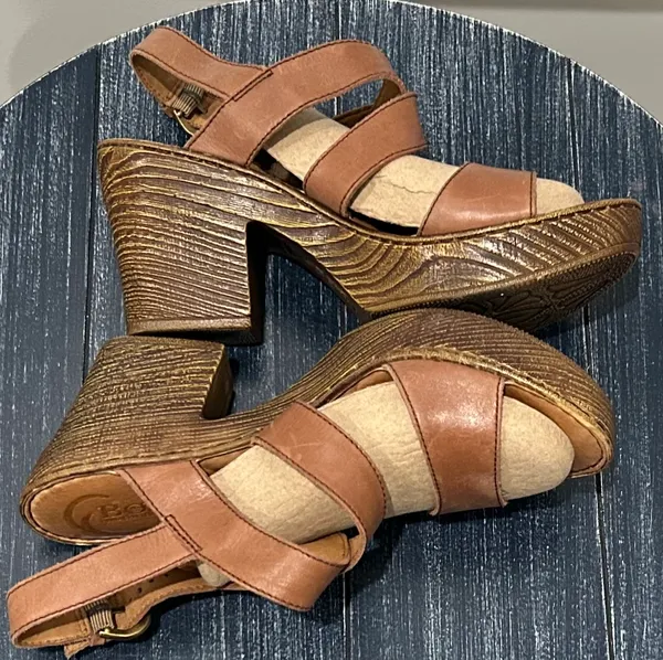 Born Chunky Heel Sandals - Image 7