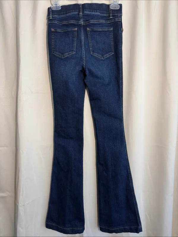 SPANX Bootcut Flare Jeans Medium Wash XS‎ - Image 3