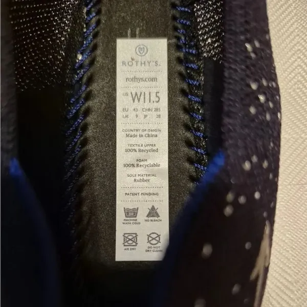 NWOB Rothy's Navy Blue Pisces Loafer Shoes - Image 14