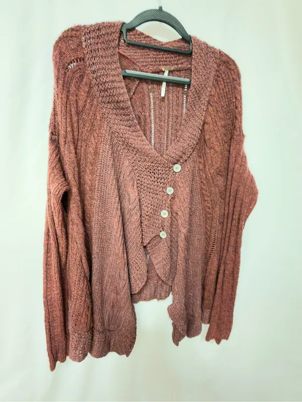 Free People Hemingway Cape Cardigan Size Small - Image 3