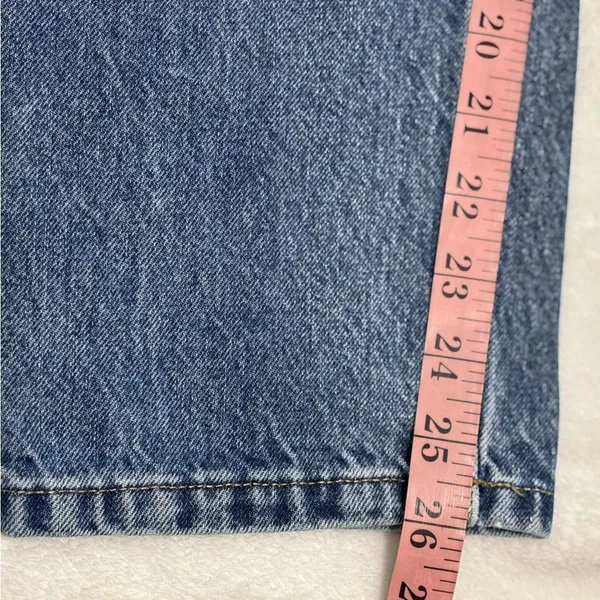 Everlane Women's Straight Leg Blue Jeans size 27‎ crop - Image 8