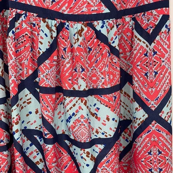 Love Fire Womens Maxi Racerback Dress Sleeveless Summer Vacation Red‎ Blue Large - Image 4