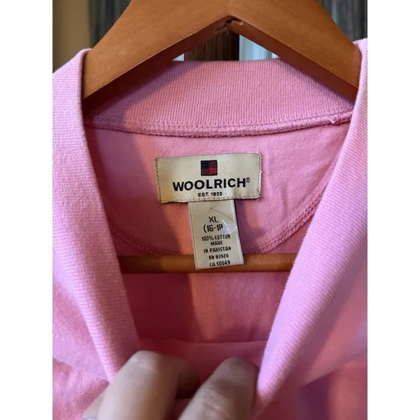 Woolrich Women’s XL Pink Solid Knit Pullover Sweater Crew Neck Long Sleeve - Image 3