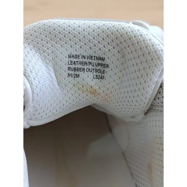 Michael Kors Women's Gold White Leather Sneakers Shoes Size 8.5 M LS24F Low Top - Image 3