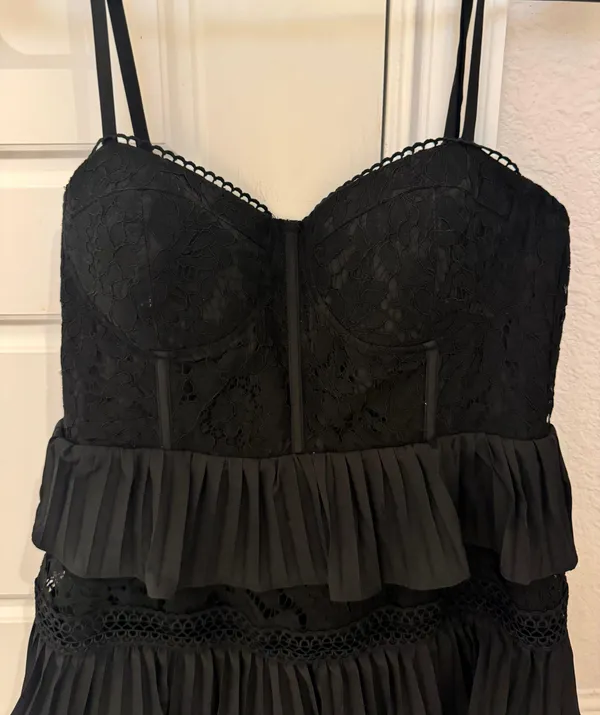 DO+BE Black Mini Dresss - Image 2