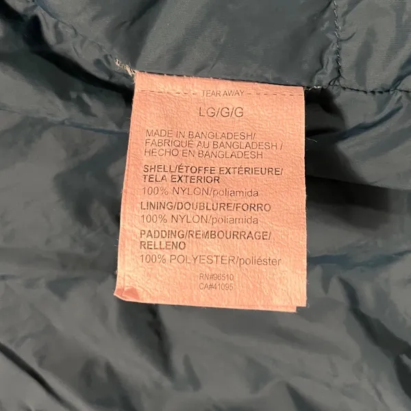 Under Armour Coldgear‎ Reactor Puffer Jacket Women's Large Quilted Zip Up Green - Image 4