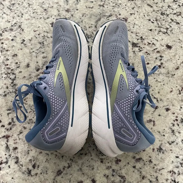 Brooks Ghost 14 Womens Running Shoes Blue Green 1203561B544‎ Size 9.5 Medium B - Image 5