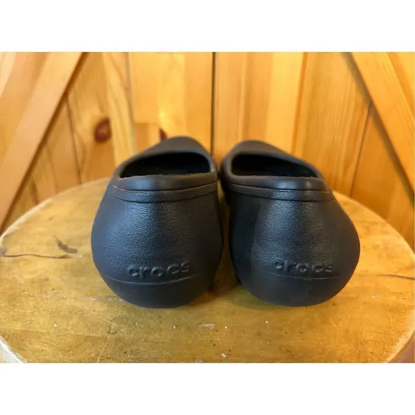 CROCS At Work Iconic Comfort Ballet Flats Black Women's Size 7 Nurse - Image 4