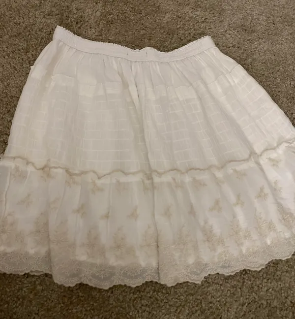 Abercrombie White Skater Skirt - Image 2