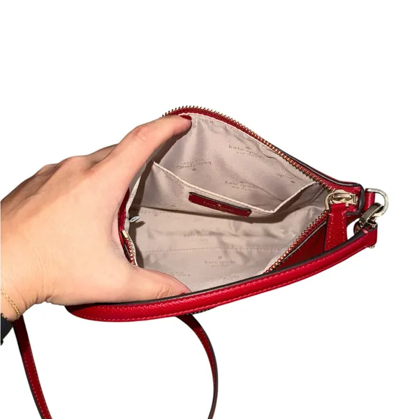 Kate Spade Vibrant Red Crossbody Bag - Image 4