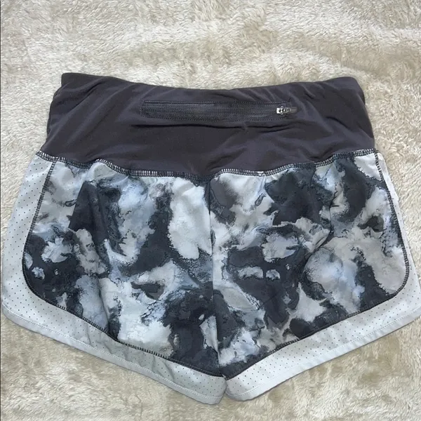 Champion‎ Black and Gray Athletic Shorts with Camo Pattern - Image 5