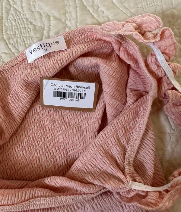 Vestique Ribbed Bodysuit - Image 2