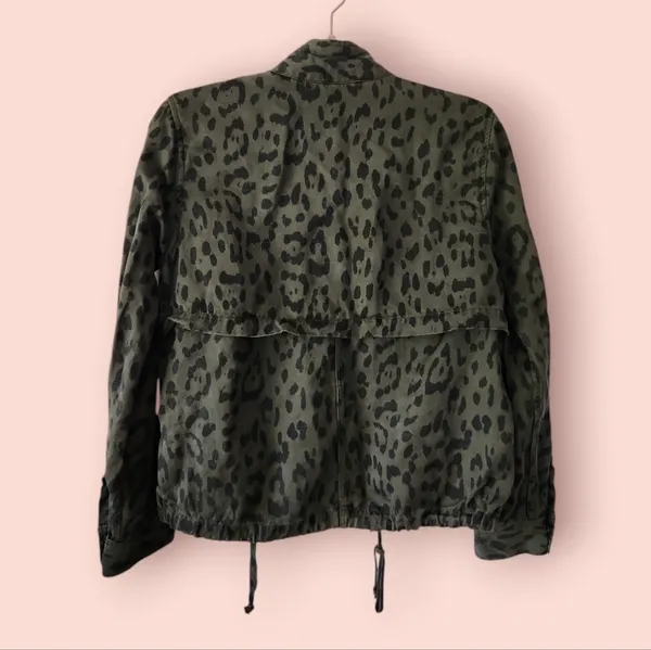 Rails Green Leopard Bomber Jacket - Image 10