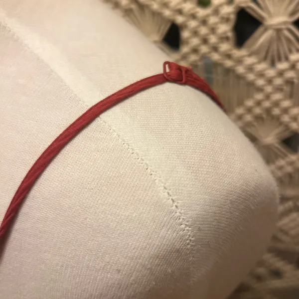 Red Aerie corset style spaghetti strap dress - Image 6