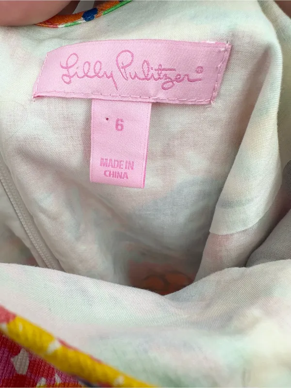 Lilly Pulitzer Women's Fishing For Compliments Sheath Mini Dress Size 6 - Image 3