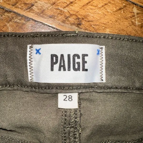 Paige Jaqueline Straight raw hem 28 normcore stretchy jeans - Image 4