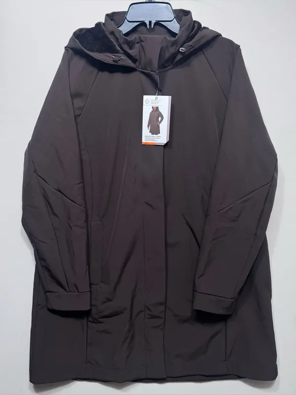 Mondetta Ladies Long Softshell Jacket Wind and water resistant nwt size XXL - Image 2