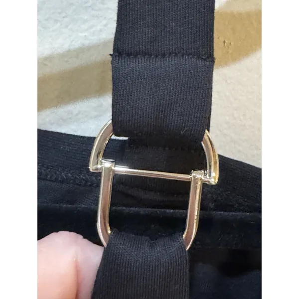 Urban Revivo black off-the-shoulder top Size 10 Metal Ring Asymmetrical - Image 4