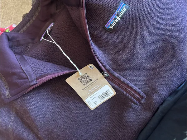 Patagonia Quarter-Zip Fleece Pullover - Obsidian Plum - Image 6